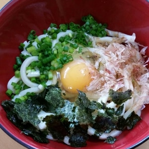 釜たまうどん☆ポン酢でさっぱり